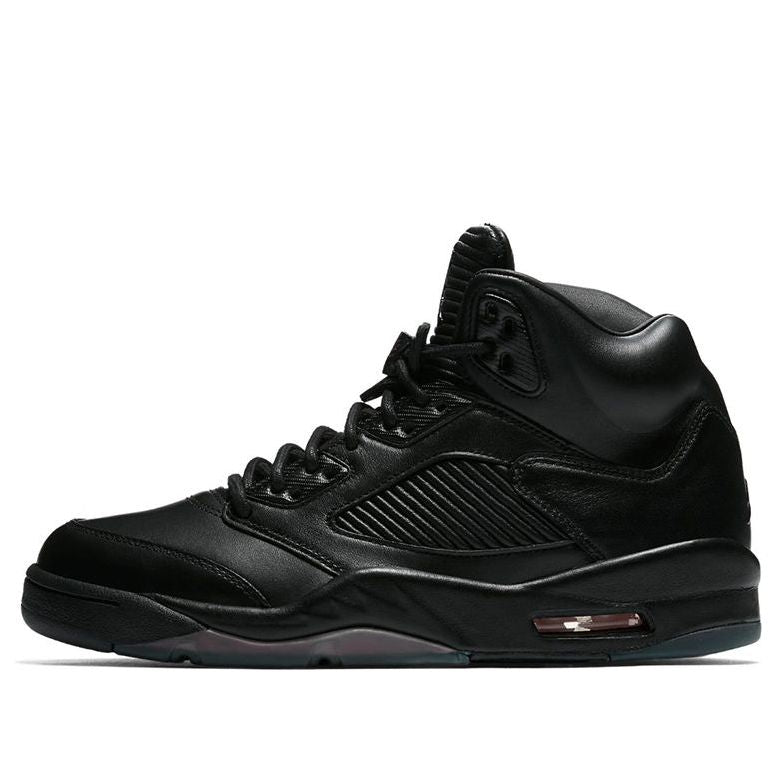 Air Jordan 5 Retro Premium 'Triple Black'  881432-010 Vintage Sportswear